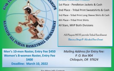 67th Klamath All indian Basketball Tournament
