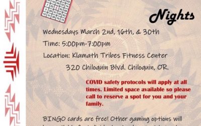 Chiloquin Community Bingo & Game Night