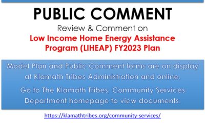 Public Comment LIHEAP FY2023 Plan