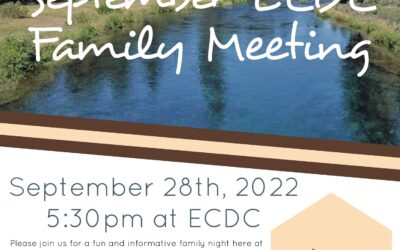 September ECDC Family Meeting