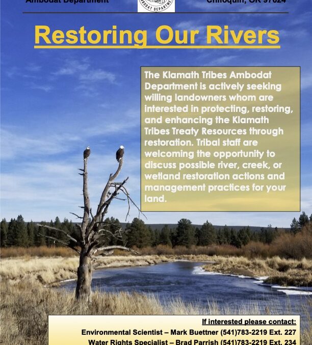 Restoring Our Rivers