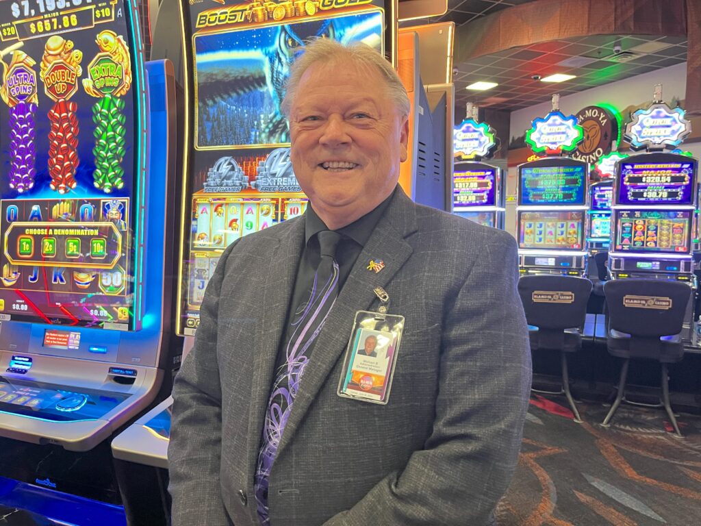 Mike Black is the new General Manager of the Klamoya Casino in Chiloquin. (Photo by Ken Smith/Klamath Tribes. Image available for media use.)