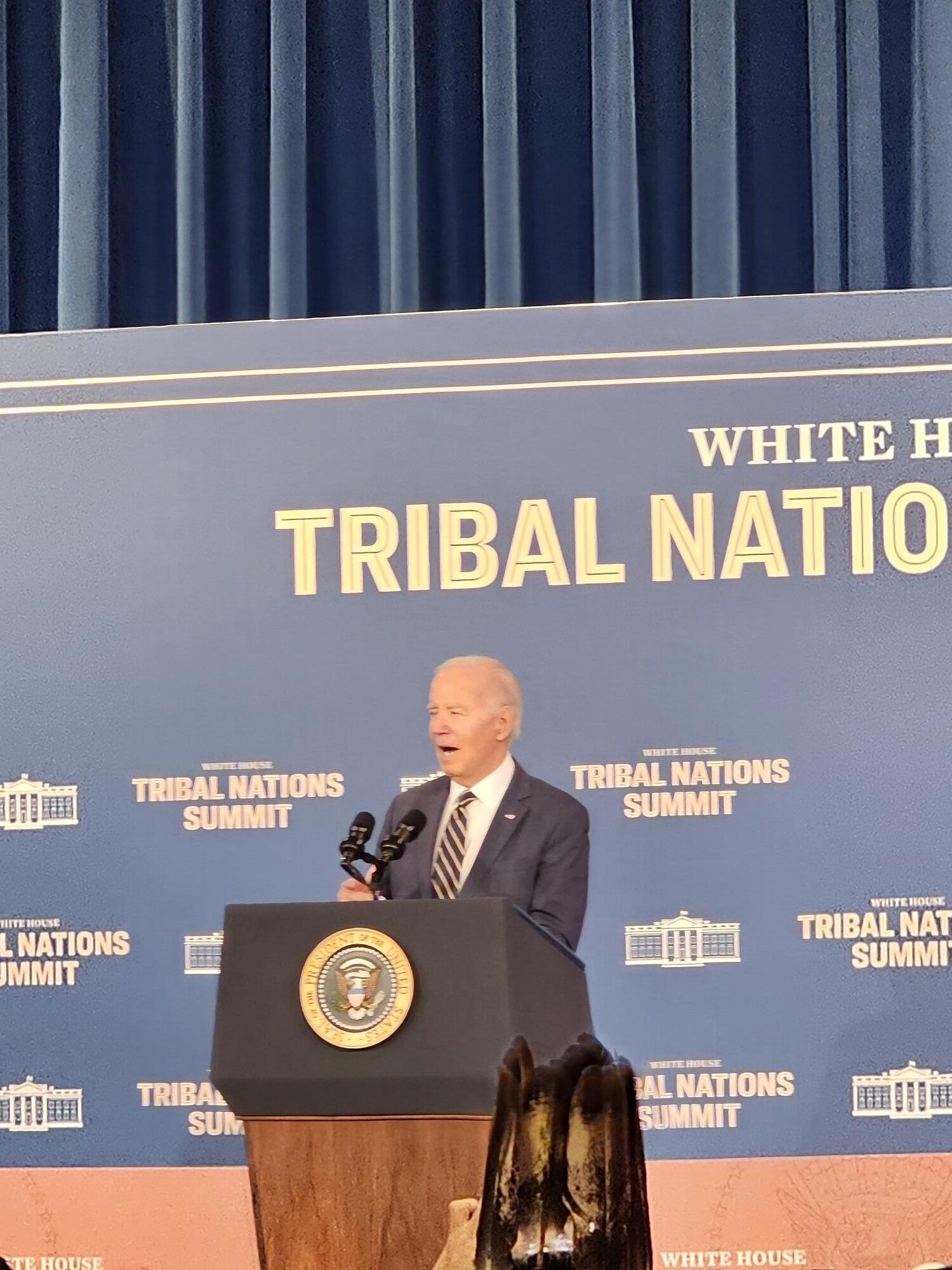 Klamath Tribes Chairman attends White House Tribal Nations Summit