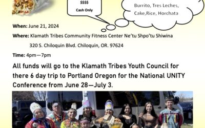 The Klamath Tribes Youth Council Burrito Fundraiser