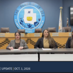 Chairman William E. Ray Jr. and three finance team members seated at a table for the Oct 1., 2026 Weekly Finance Update | Oct.1, 2026